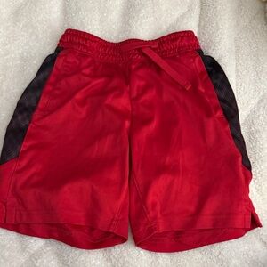 Russell Athletic Kids Red and Black Shorts